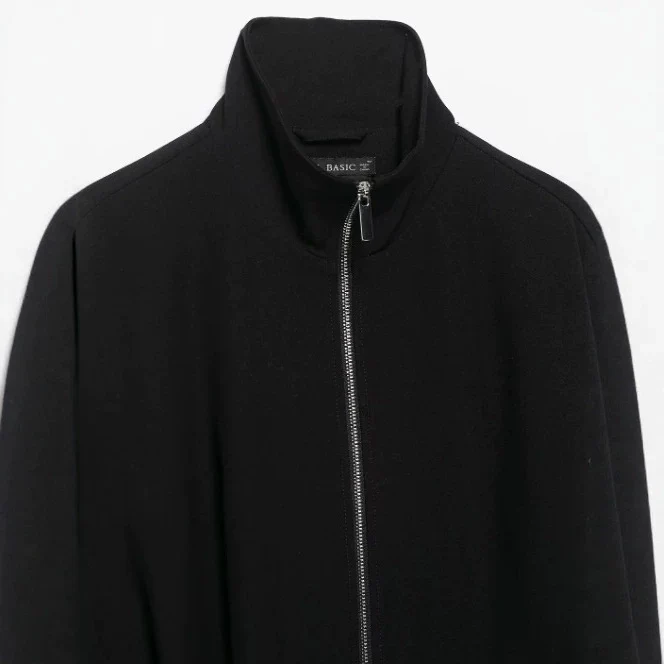 Damen Kurz geschnittener Boxy‑Blouson mit hohem Stehkragen und überschnittenen Ärmeln Drune