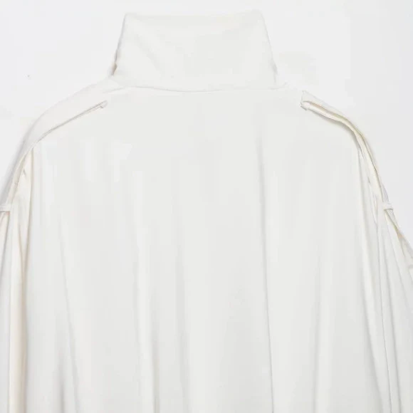 Damen Kurz geschnittener Boxy‑Blouson mit hohem Stehkragen und überschnittenen Ärmeln Drune