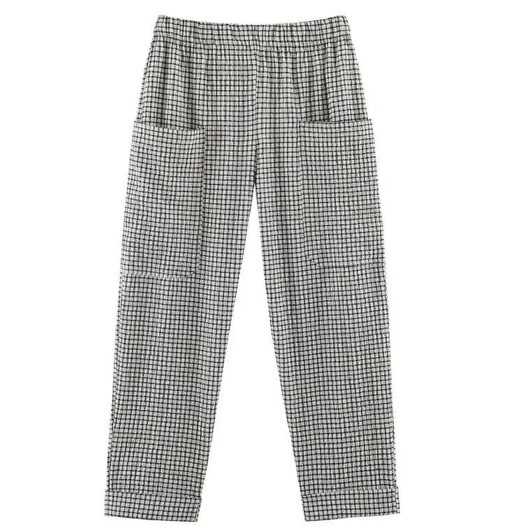 Damen Hochtaillierte Culotte-Hose mit weitem Bein und dekorativem Taillengürtel Drune
