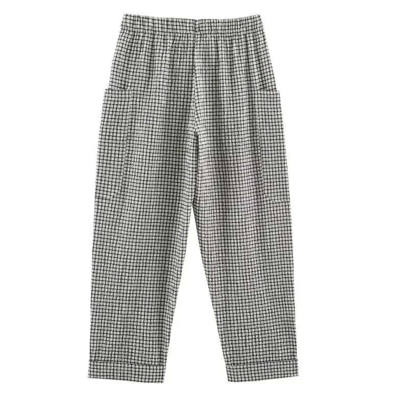 Damen Hochtaillierte Culotte-Hose mit weitem Bein und dekorativem Taillengürtel Drune