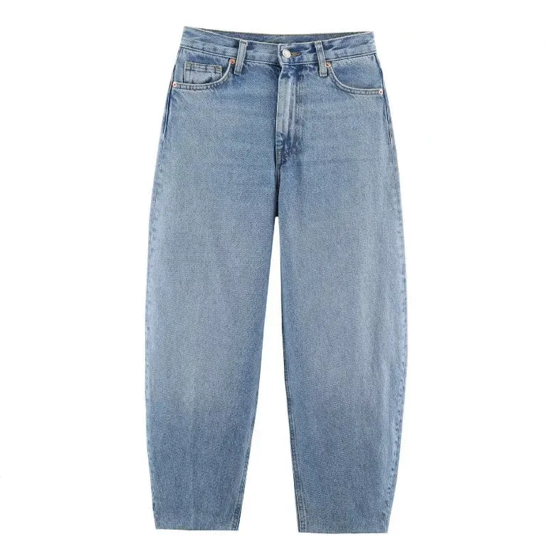 Damen Hochtaillierte Culotte-Hose mit weitem Bein und dekorativem Taillengürtel Drune