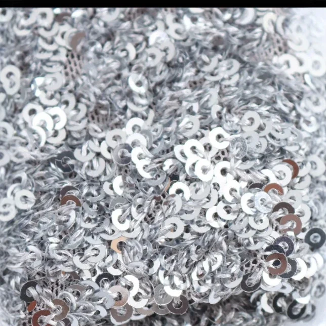 Damen Glitzerndes Pailletten-Minikleid mit langen Ärmeln und schmaler Silhouette Drune