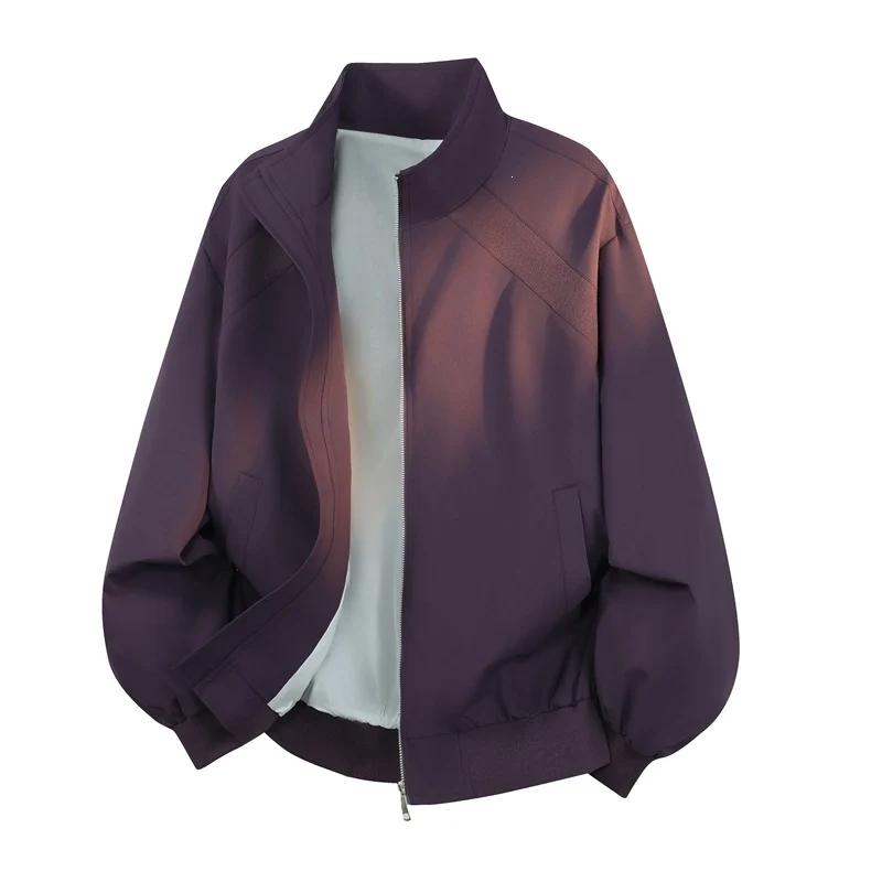 Damen Blouson‑Jacke im Oversize‑Schnitt mit Ballonärmeln, Stehkragen & elastischem Bund Drune