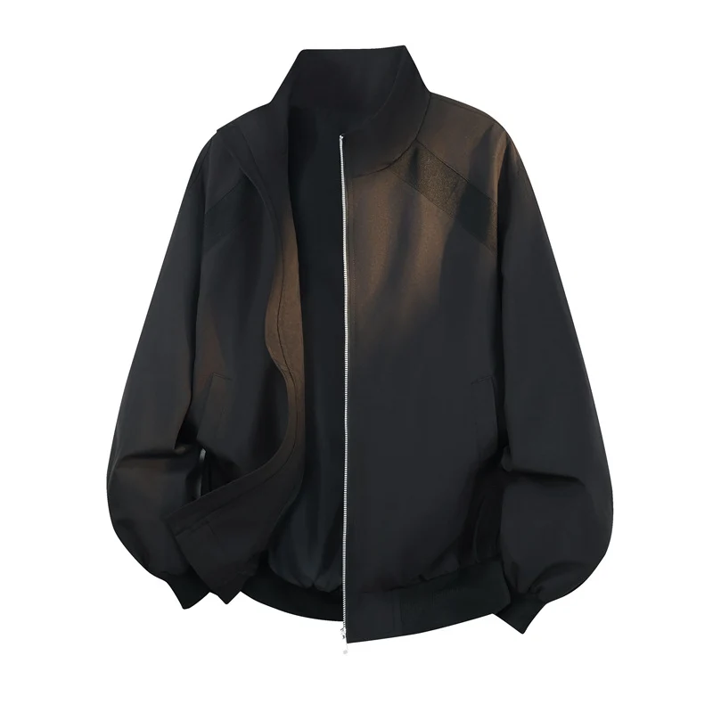 Damen Blouson‑Jacke im Oversize‑Schnitt mit Ballonärmeln, Stehkragen & elastischem Bund Drune