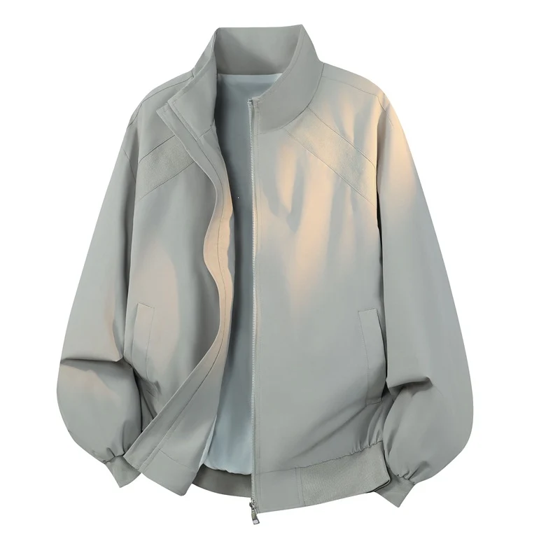 Damen Blouson‑Jacke im Oversize‑Schnitt mit Ballonärmeln, Stehkragen & elastischem Bund Drune