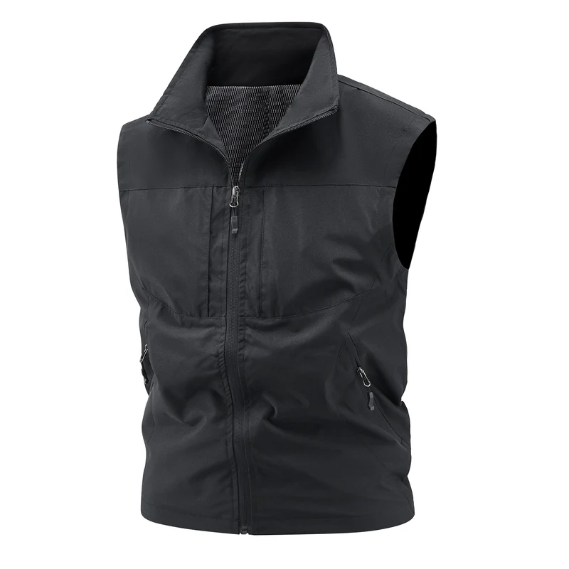 Damen atmungsaktive Softshell-Weste mit Stehkragen und taillierter Schnittführung Drune