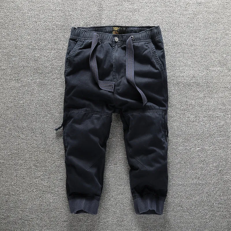 Herren Cargo-Jogginghose mit elastischem Bund, Bündchen und Knieverstärkung Drune