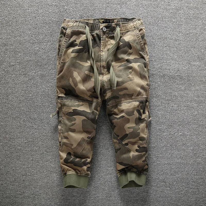 Herren Cargo-Jogginghose mit elastischem Bund, Bündchen und Knieverstärkung Drune