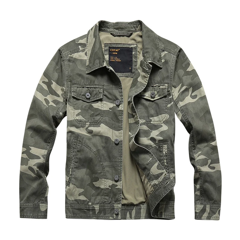 Herren Baumwoll-Twill Hemdjacke im Workwear‑Stil mit Brusttaschen Drune