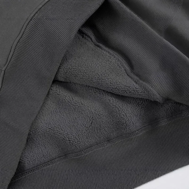 Unisex nan klassischer Kapuzenpullover mit Kängurutasche und weichem Baumwollfleece Drune