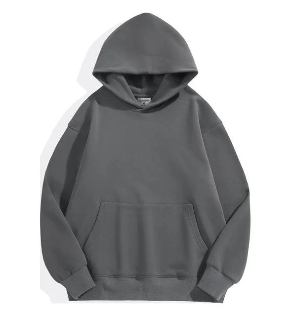 Unisex nan klassischer Kapuzenpullover mit Kängurutasche und weichem Baumwollfleece Drune