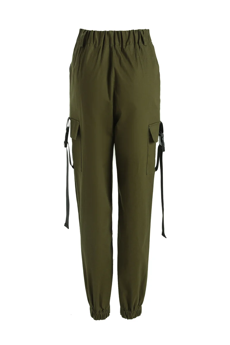 Damen Cargo-Hose mit elastischem Bund und praktischen Seitentaschen Drune