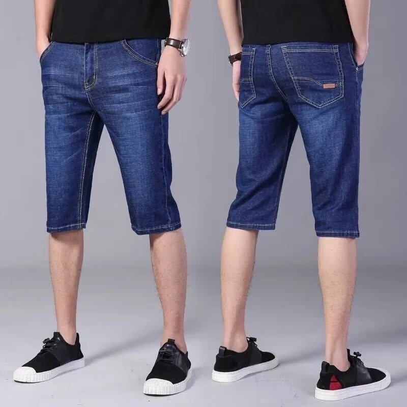 Herren lässige Denim-Shorts im modernen Schnitt mit praktischen Taschen Drune