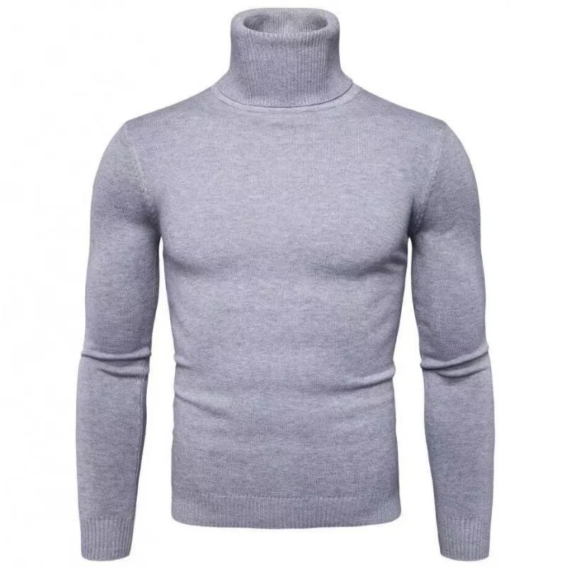 Herren modischer Rollkragenpullover aus feiner Merinowolle Drune