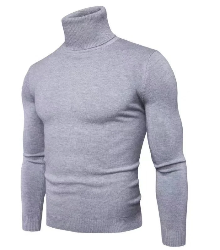Herren modischer Rollkragenpullover aus feiner Merinowolle Drune