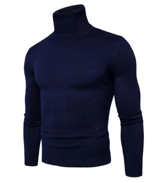 Herren modischer Rollkragenpullover aus feiner Merinowolle Drune