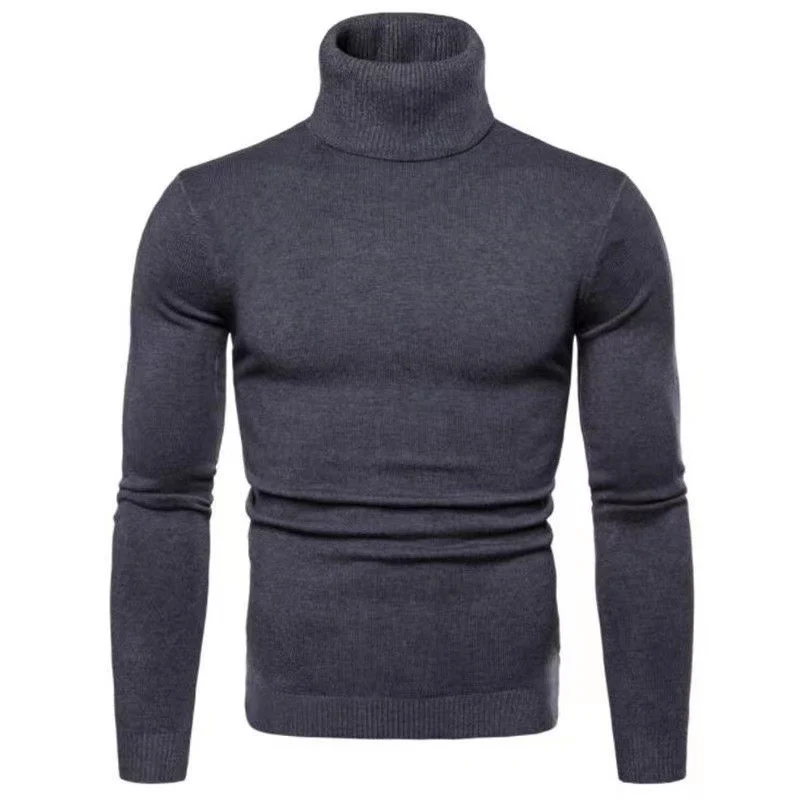 Herren modischer Rollkragenpullover aus feiner Merinowolle Drune