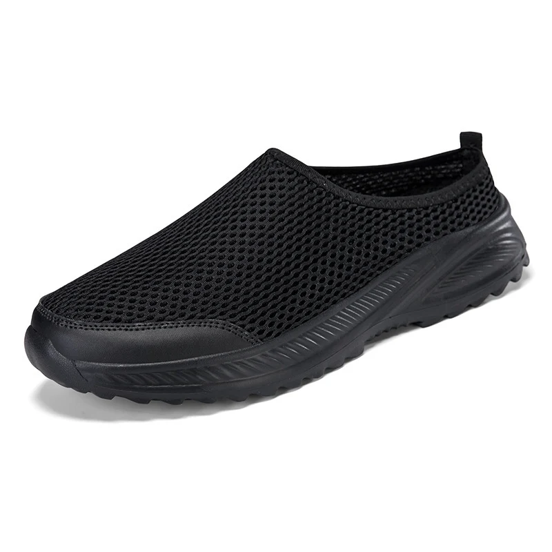 Unisex nan atmungsaktiver Mesh-Mule mit griffiger Flexlaufsohle und gepolstertem Komfortfußbett Drune