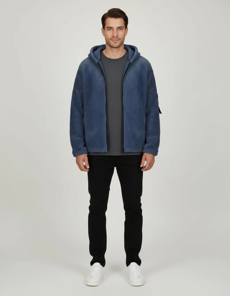 Schwere Fleece Winterjacke | Drune