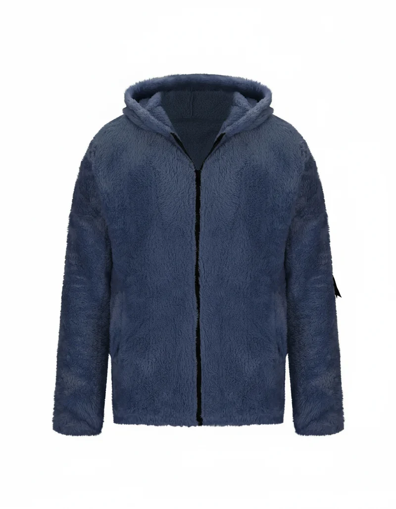 Schwere Fleece Winterjacke | Drune