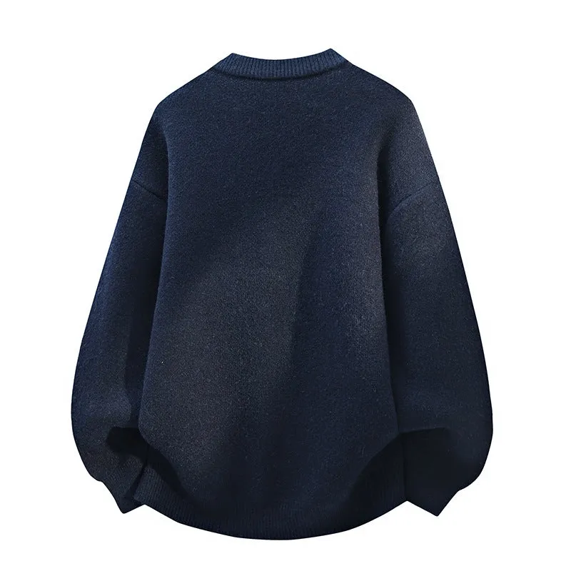 Damen Oversize Strickcardigan mit Rautenmuster & Knopfleiste Drune