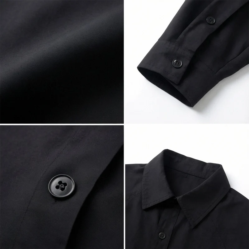 Damen Oversize-Blusenshirt aus fließendem Stretch mit Hemdkragen Drune