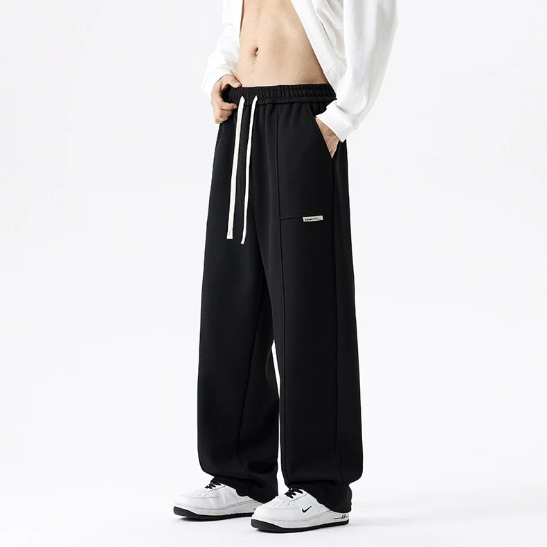Damen Lounge-Hose mit weitem Bein, elastischem Bund & Seitentaschen Drune