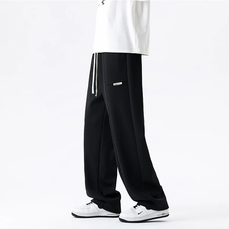 Damen Lounge-Hose mit weitem Bein, elastischem Bund & Seitentaschen Drune