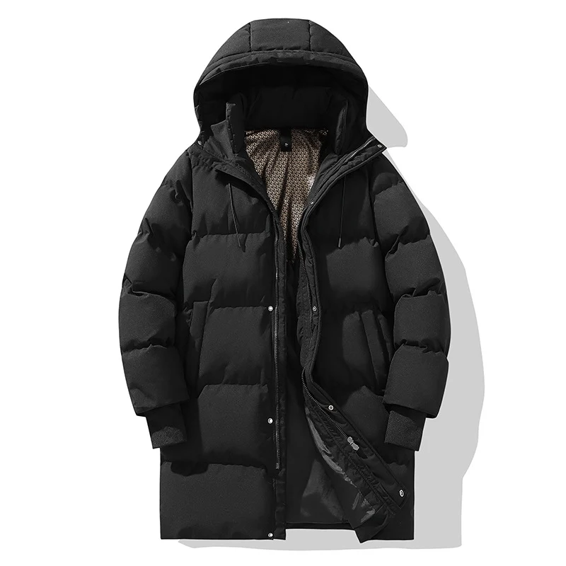 Damen Lange gesteppte Thermo-Parka mit Kapuze, wind- und wasserabweisender Hülle Drune
