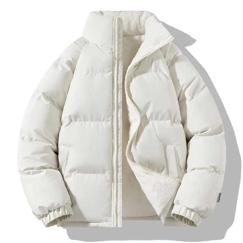 Damen Kurzpolar-Steppjacke mit Teddyfutter, Boxy‑Cut & verdecktem Reißverschluss Drune