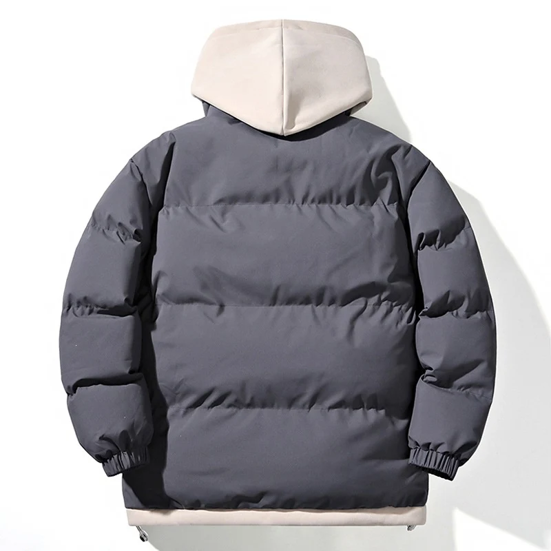 Damen Gepolsterte Oversize-Steppjacke mit Kapuze, Kordelzug & elastischen Bündchen Drune