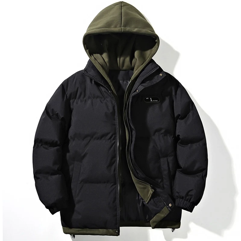 Damen Gepolsterte Oversize-Steppjacke mit Kapuze, Kordelzug & elastischen Bündchen Drune