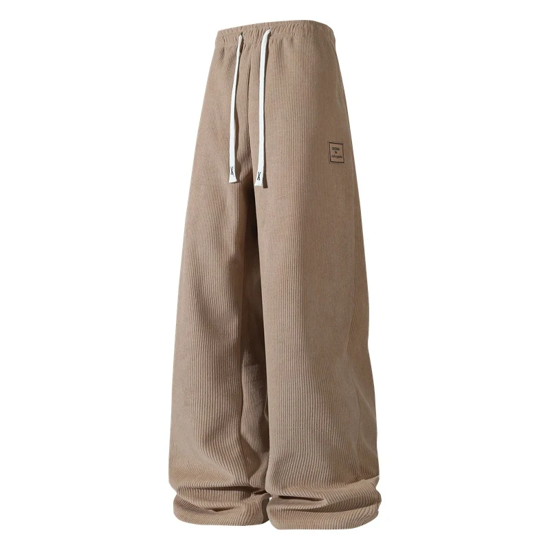Damen Gefütterte Cord-Jogginghose mit Teddyfutter, Kordelzugbund & Seitentaschen Drune