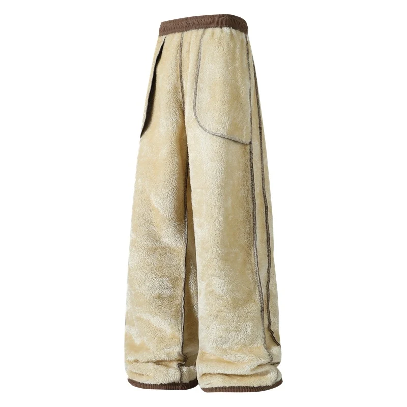 Damen Gefütterte Cord-Jogginghose mit Teddyfutter, Kordelzugbund & Seitentaschen Drune