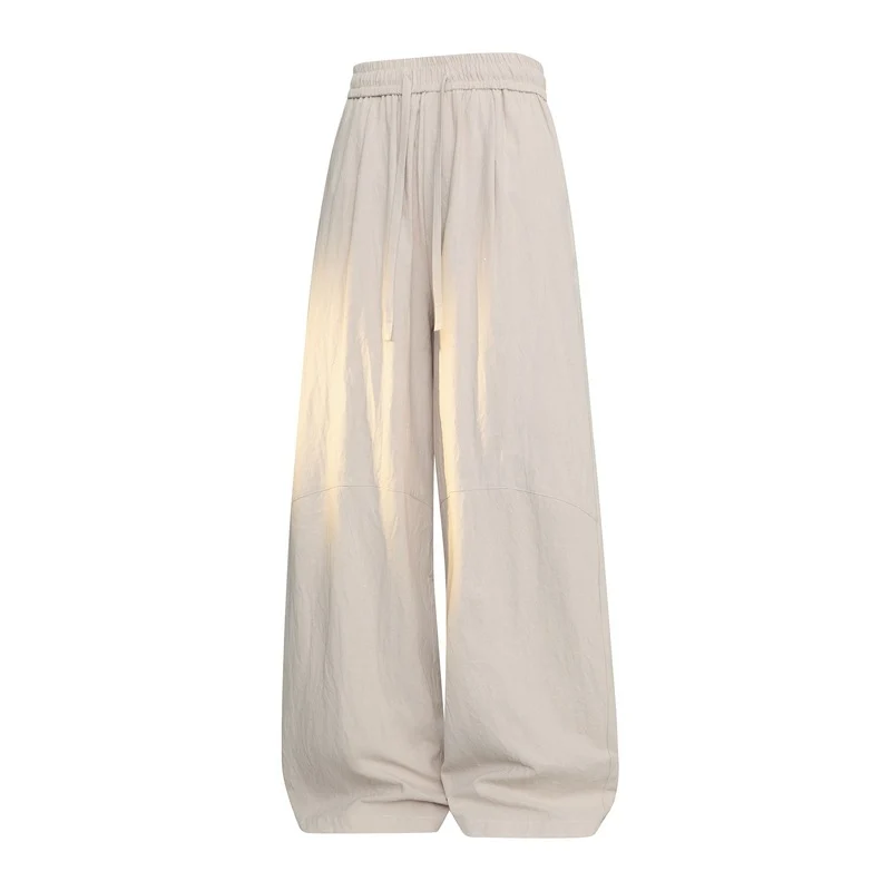 Damen Extraweite Palazzo-Hose mit elastischem Bund, Tunnelzug & ballonförmiger Weite Drune