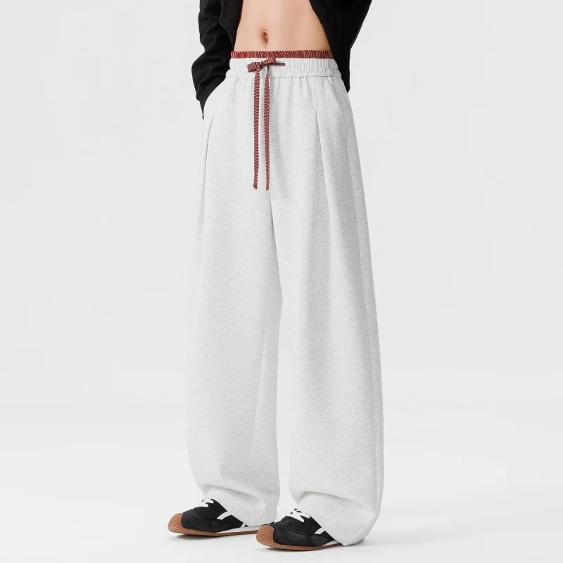 Damen Extrabreite Lounge-Sweathose mit Tunnelzug, Ballonbeinen & eingearbeiteten Seitentaschen Drune