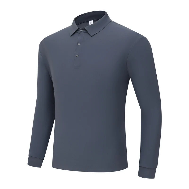 Herren Longsleeve Poloshirt Drune