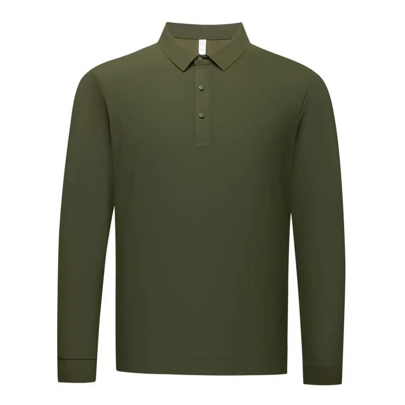Herren Longsleeve Poloshirt Drune