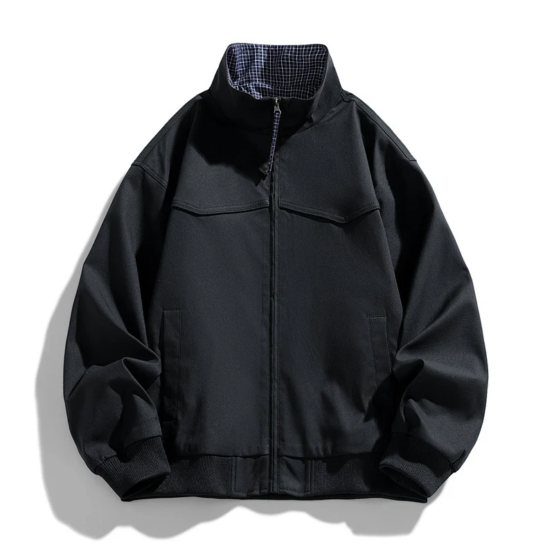 Herren Leichte Übergangsjacke mit Stehkragen Drune