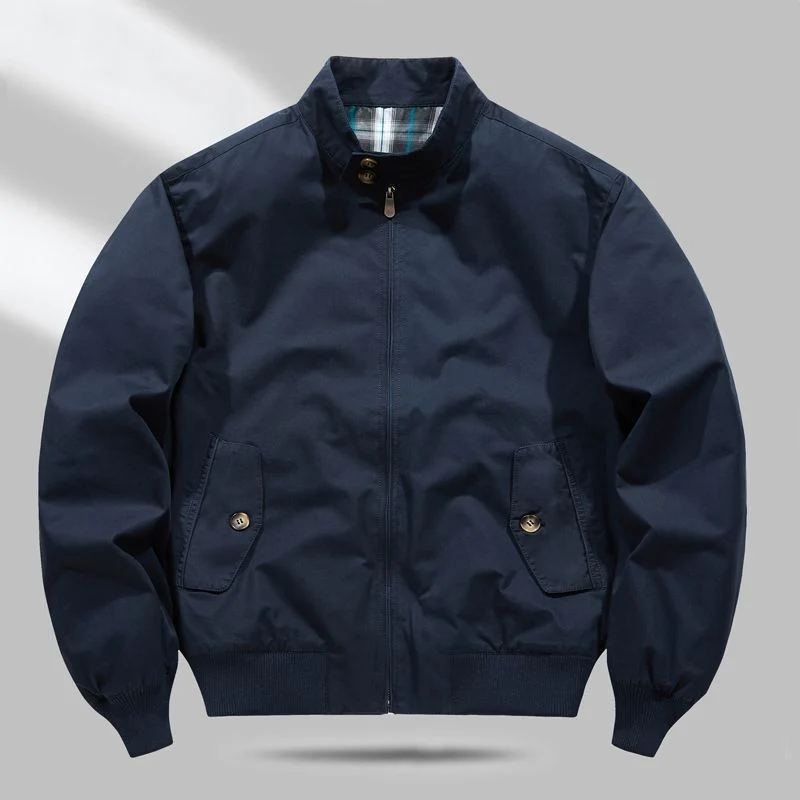 Herren Leichte Übergangsjacke mit Karo-Innenfutter Drune