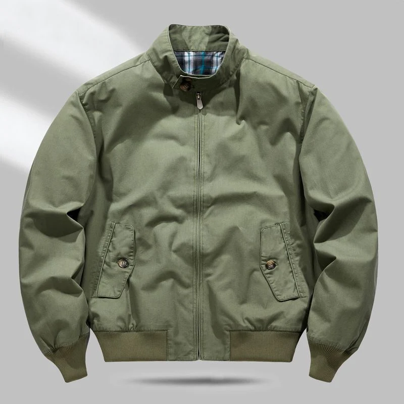 Herren Leichte Übergangsjacke mit Karo-Innenfutter Drune