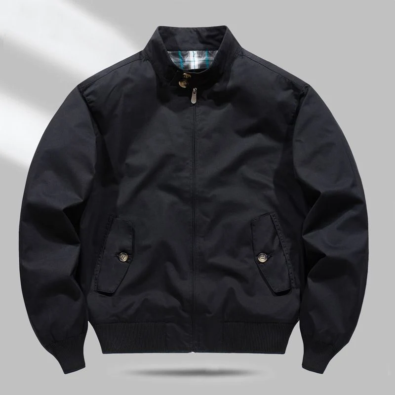 Herren Leichte Übergangsjacke mit Karo-Innenfutter Drune
