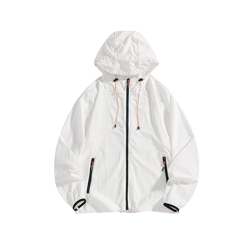 Herren Leichte Outdoorjacke mit Kapuze und praktischen Reißverschlusstaschen Drune