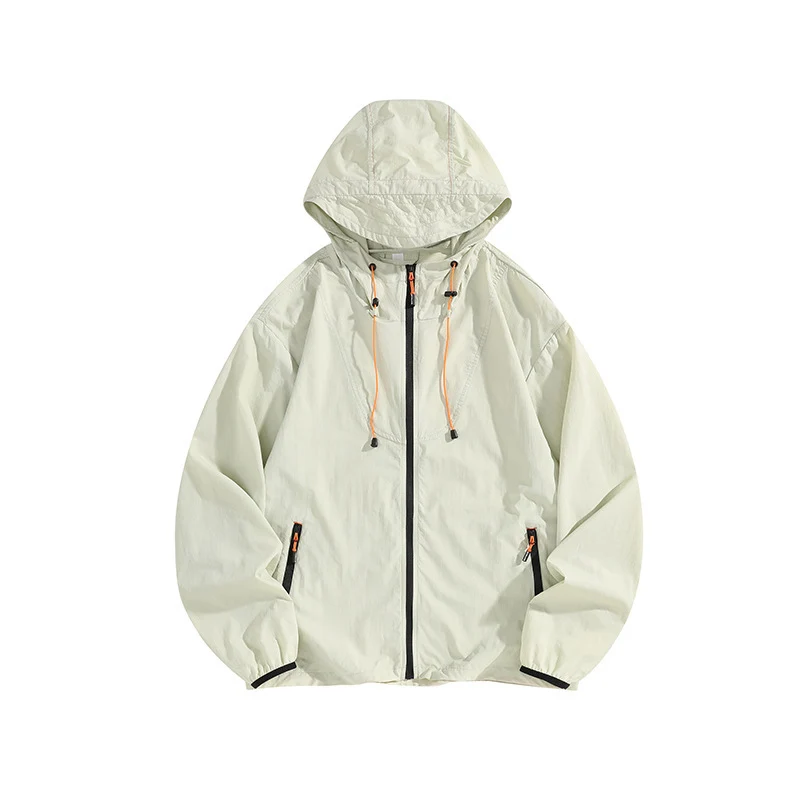 Herren Leichte Outdoorjacke mit Kapuze und praktischen Reißverschlusstaschen Drune
