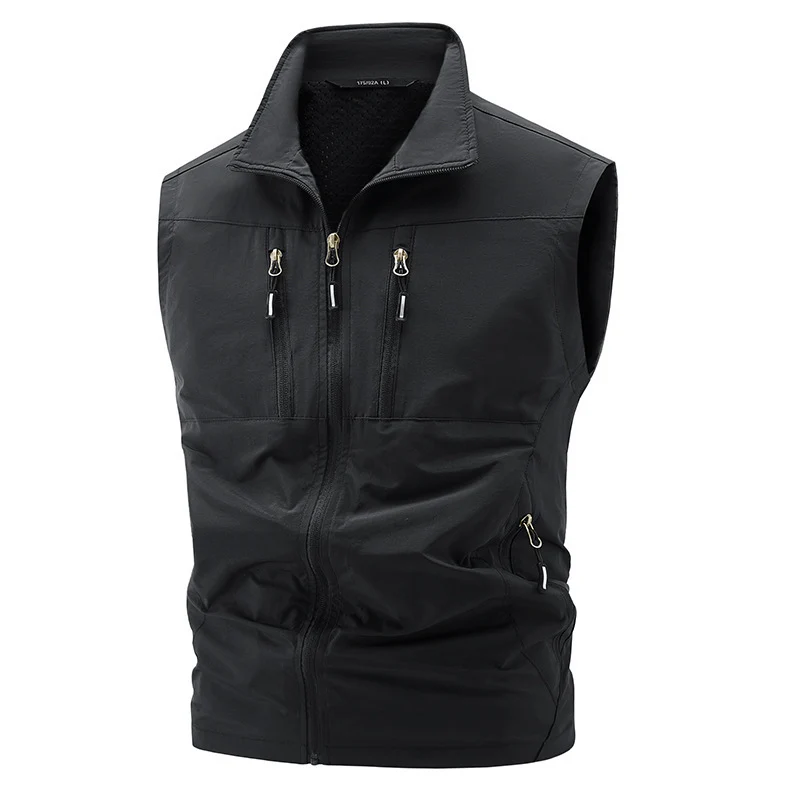 Herren Leichte Outdoor-Weste mit praktischen Taschen Drune
