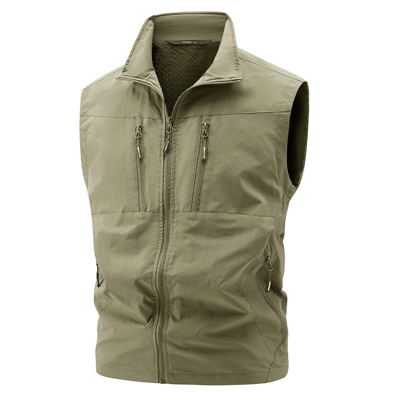Herren Leichte Outdoor-Weste mit praktischen Taschen Drune