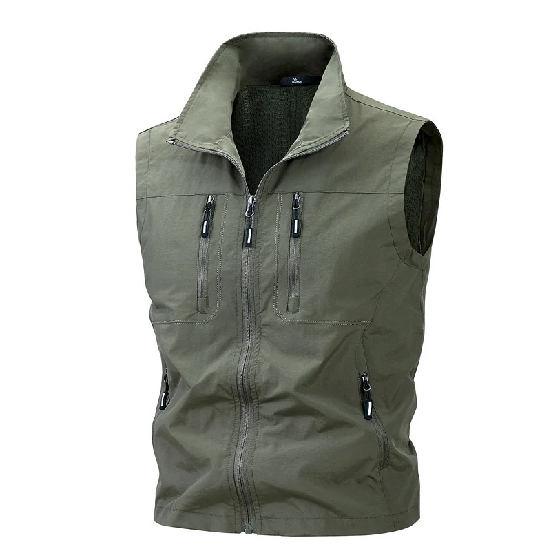 Herren Leichte Outdoor-Weste mit praktischen Taschen Drune