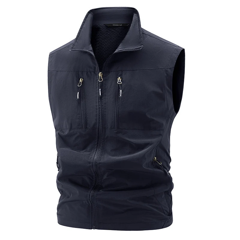 Herren Leichte Outdoor-Weste mit praktischen Taschen Drune