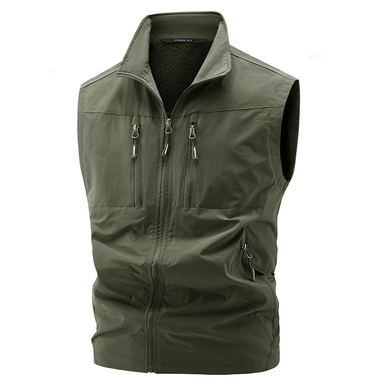 Herren Leichte Outdoor-Weste mit praktischen Taschen Drune
