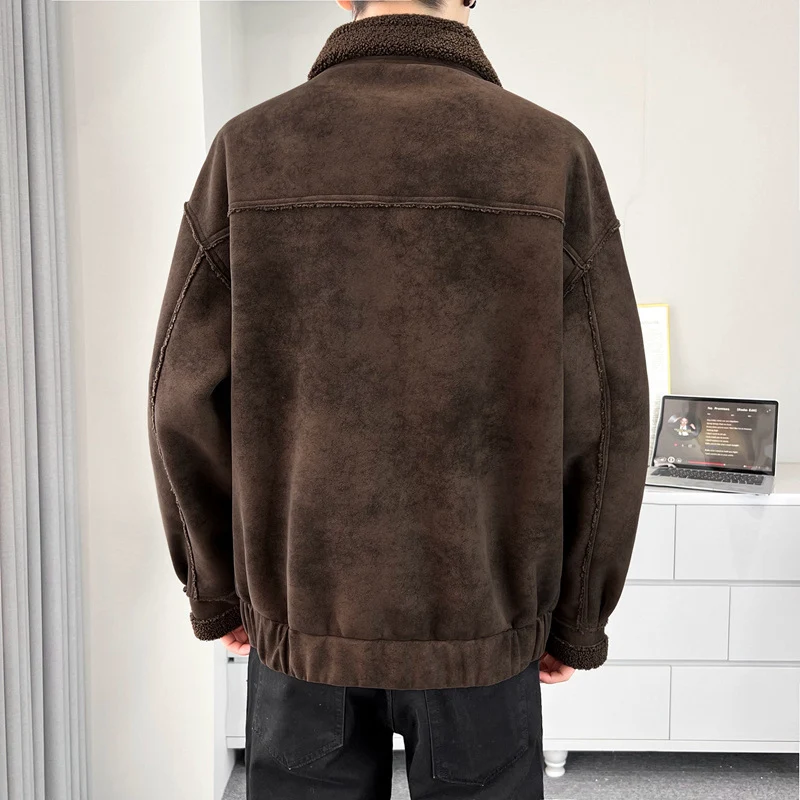 Herren Kuschelige Teddyfelljacke Drune